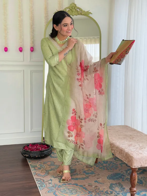 Women's_Pista_Rayon_Embroidered_Straight_Kurta_with_Rayon_Pant_And_Chanderi_Printed_Dupatta_Sets