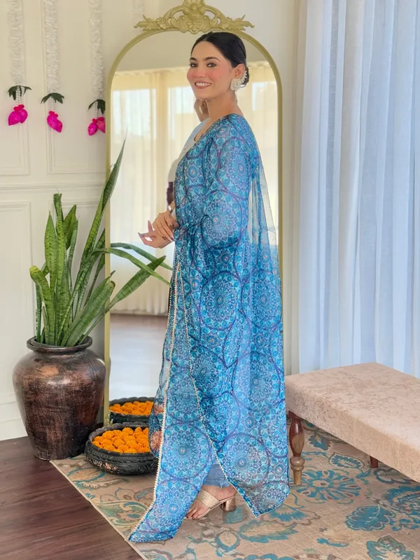 Sky_Blue_Embroidered_Kurta_Set_with_Printed_Dupatta_for