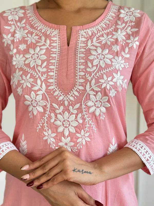 Peach_Chanderi_Silk_Kurta_Set_With_Dupatta