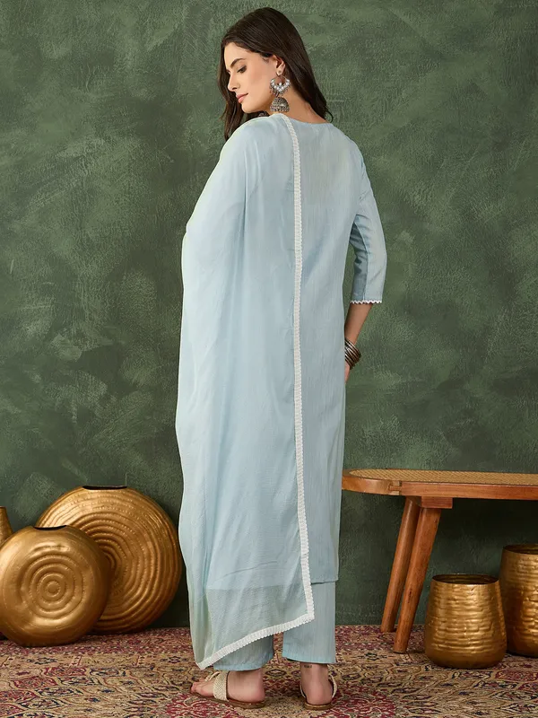Sky_BlueEthnic_Cotton_Palazzo_Pants_With_Lace_Border