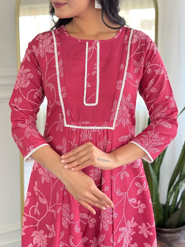 Pink_Print_Anarkali_Kurta_Set_With_Dupatta