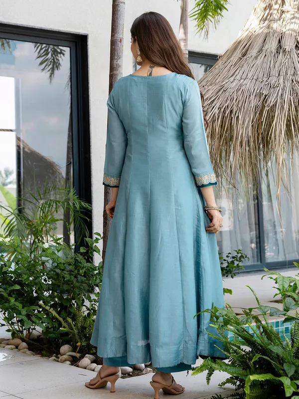 Sky_Blue_Embroidered_Anarkali_Suit_Set_With_Pant
