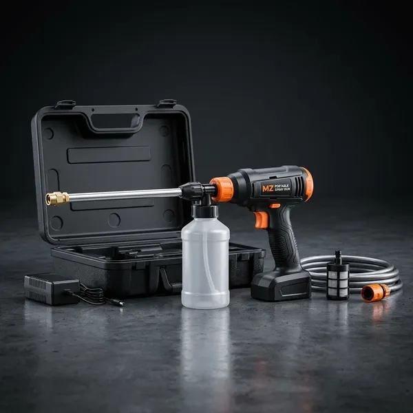 MZ_Portable_Cordless_Spray_Gun_WG02_-_48V_Double_Battery_Pack_High_Pressure_Washer_for_Car_&_Bike_Cleaning