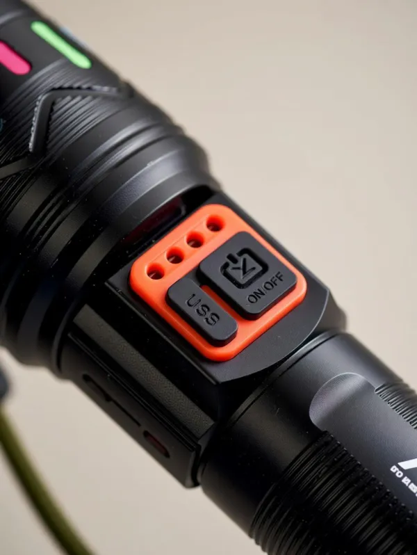 MZ_M920_Metal_Flashlight_-_150W_DSM,_180_Mins_Operating_Time,_Telescopic_Zoom,_Type-C_Charger