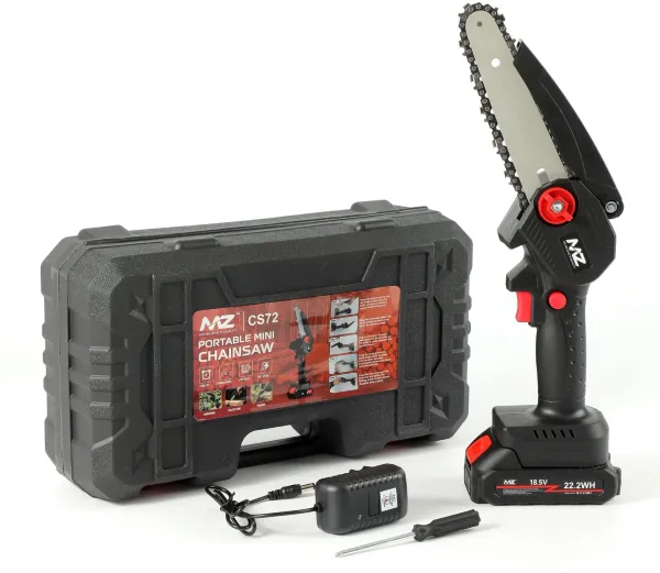 MZ_CS72_Portable_Mini_Chainsaw_-_6_Inch_Cordless_Electric_Chainsaw_with_22.2V_Battery