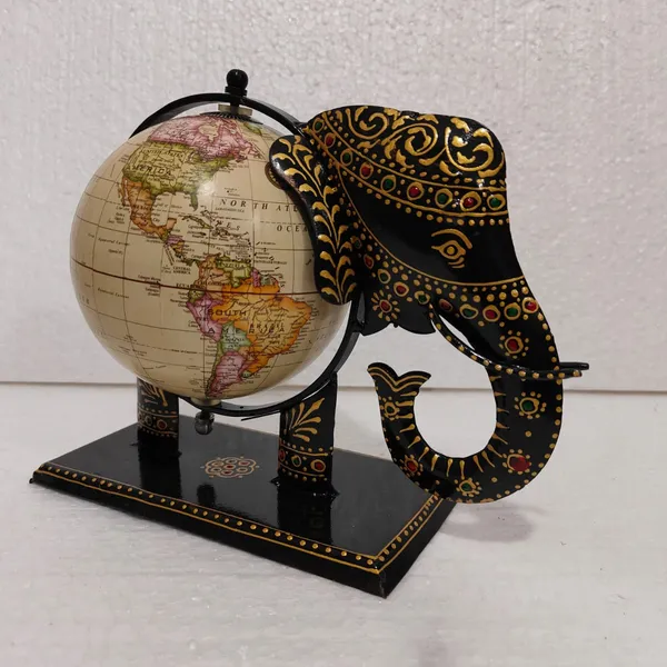 Decorative_Elephant_Globe_Holder_-_Antique_World_Map_Design