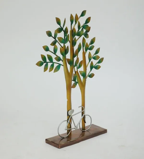 Metal_Bicycle_And_Tree_Decorative_Showpiece_With_Wooden_Base