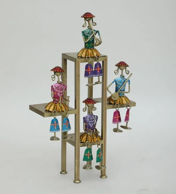 Decorative_Metal_Figurine_Display_Stand_With_Handcrafted_Dolls