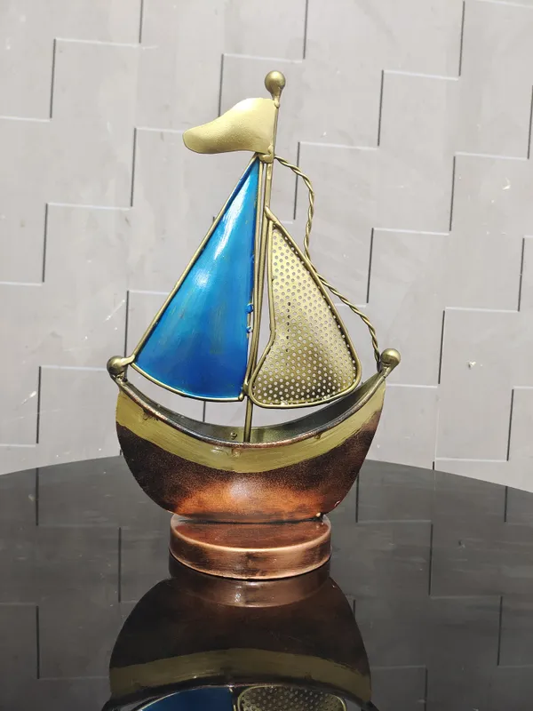 Decorative_Metal_Sailboat_Showpiece_With_Blue_And_Gold_Sails