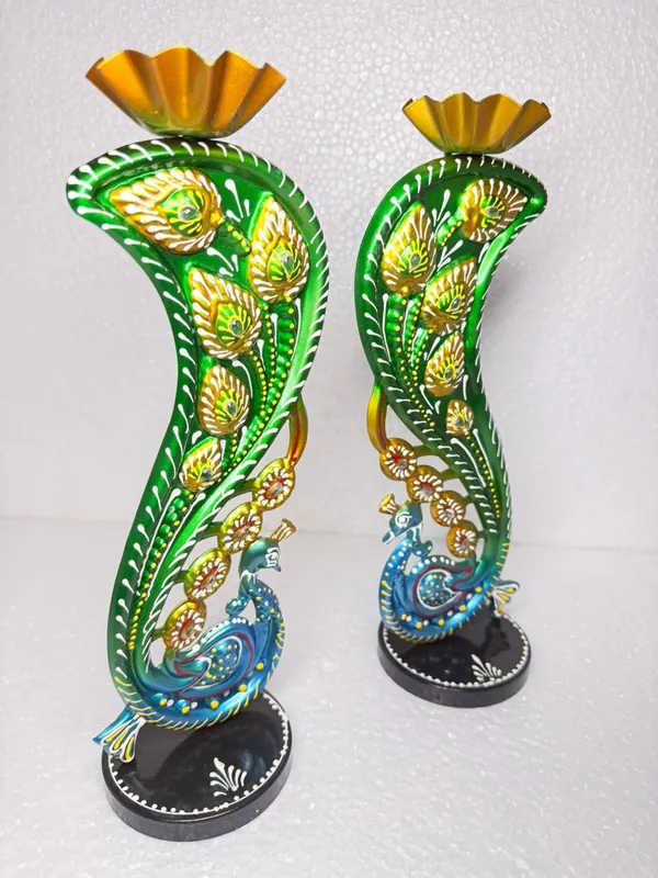 Handcrafted_Metal_Peacock_Flower_Vase_With_Golden_Accents_-_Set_Of_2