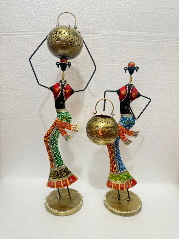 Decorative_Metal_Lady_Candle_Holders_With_Lanterns_(Set_Of_2)