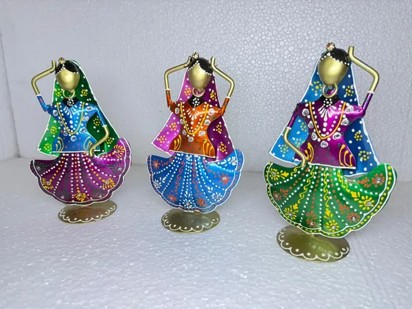 Handcrafted_Metal_Dancing_Lady_Figurines_-_Set_Of_3_(Multicolor)