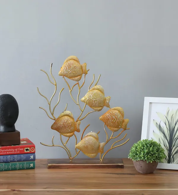 Golden_Fish_Sculpture_With_Coral_Branch_-_Decorative_Table_Showpiece