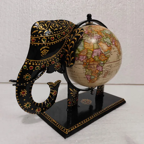 Decorative_Elephant_Globe_Holder_-_Antique_World_Map_Design