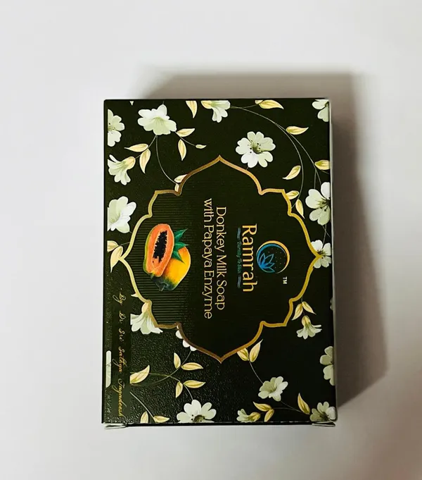 Donkey_Milk_Papaya_Enzyme_Soap_Skin_Brightening_Gentle_Exfoliation_Enriched_With_Papaya_Extract_Donkey_Milk_Almond_Oil_Shea_Butter_Cocoa_Butter_Deep_Moisturizing_Herbal_Bath_Soap_100G