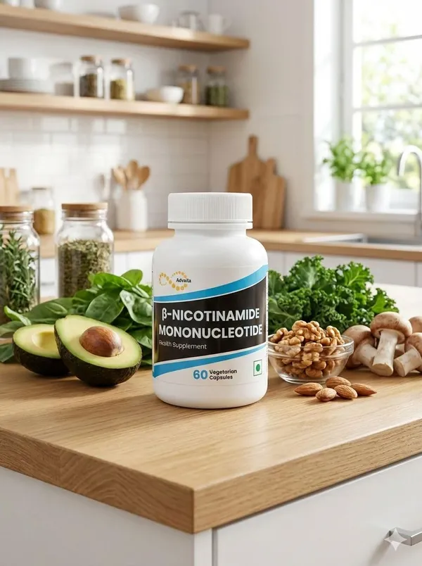 Advaita_Nmn_Nicotinamide_Mononucleotide_Capsules_Cellular_Energy_Longevity_Support_High_Purity_Nad_Metabolism_Mitochondrial_Vitality_Vegetarian_Capsules_60_Capsules