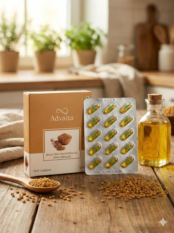 Advaita_Bioactive_Fenugreek_Oil_Capsules_500_Mg_Premium_Fenugreek_Extract_Supplement_Supports_Hormonal_Balance_Metabolism_Vitality_Hpmc_Veg_Capsules_2_15_Capsules
