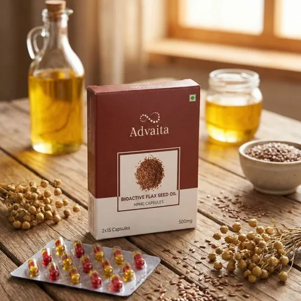 Advaita_Bioactive_Flax_Seed_Oil_Omega_Rich_Nutrition_500_Mg_Hpmc_Capsules
