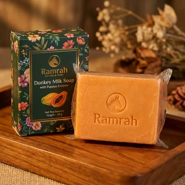 Donkey_Milk_Papaya_Enzyme_Soap_Skin_Brightening_Gentle_Exfoliation_Enriched_With_Papaya_Extract_Donkey_Milk_Almond_Oil_Shea_Butter_Cocoa_Butter_Deep_Moisturizing_Herbal_Bath_Soap_100G