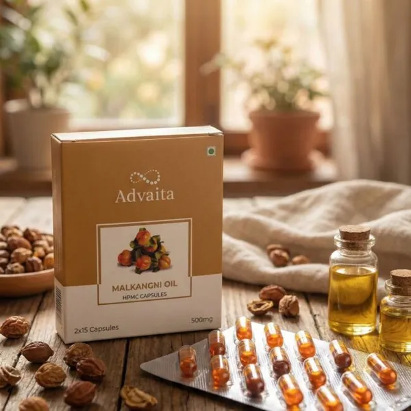 Advaita_Malkangni_Oil_Jyotishmati_Seed_Oil_500_Mg_Hpmc_Capsules