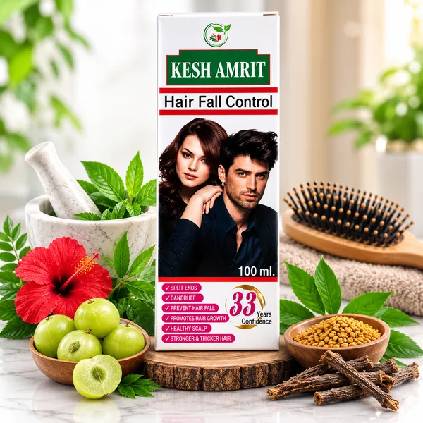 Kesh_Amrit_Ayurvedic_Hair_Fall_Control_Oil_-_100Ml_PACK_OF_2