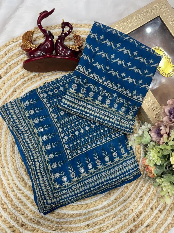Havy_Soft_Fox_Georgette_Fabric_With_Beutiful_Prints_With_Beautiful_katdana_and_real_mirror_work