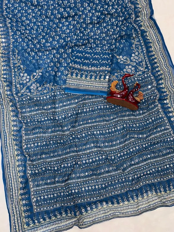 Havy_Soft_Fox_Georgette_Fabric_With_Beutiful_Prints_With_Beautiful_katdana_and_real_mirror_work