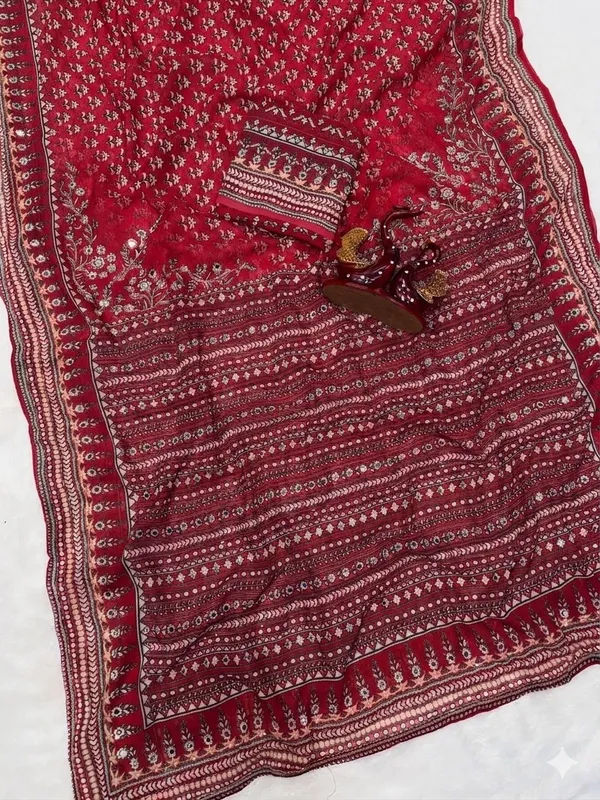 Havy_Soft_Fox_Georgette_Fabric_With_Beutiful_Prints_With_Beautiful_katdana_and_real_mirror_work