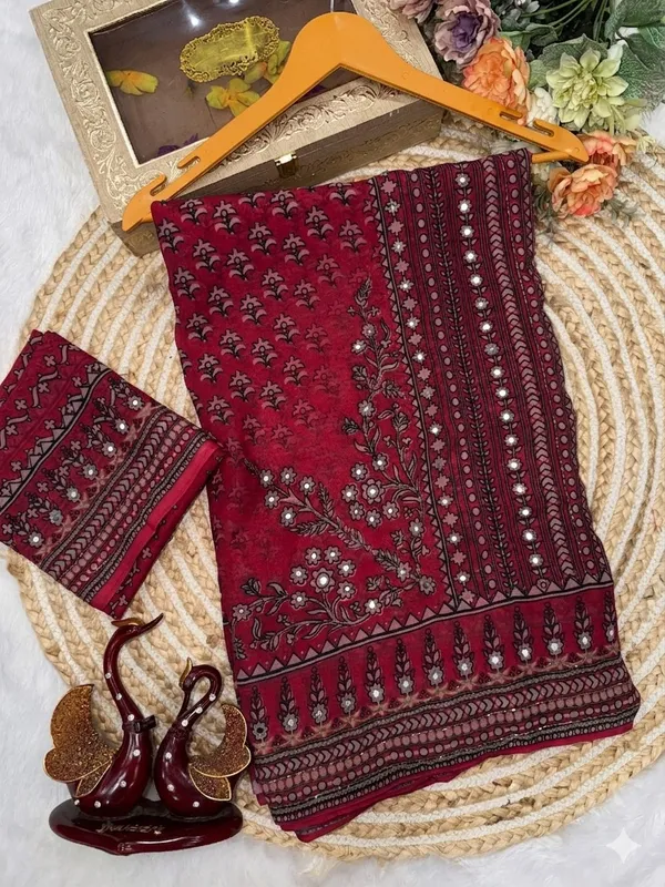 Havy_Soft_Fox_Georgette_Fabric_With_Beutiful_Prints_With_Beautiful_katdana_and_real_mirror_work