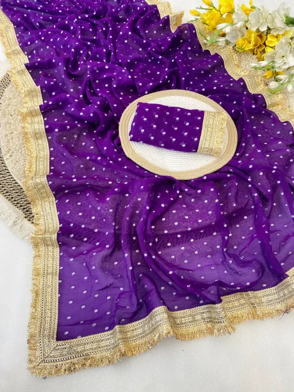 N*C_Moss__Fabric_With_Beautiful__Jari_butti__all_over__Saree_With_Rich_elegant_lace_on_either_side