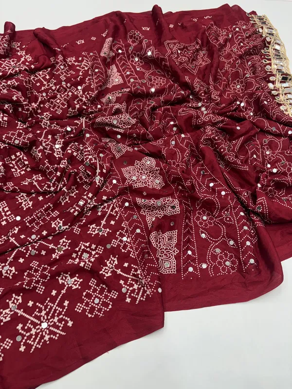 Pure_Satin_silk_saree_with_Unique_printed_Sarees_With_designer_Real_Mirror_Work_Saree