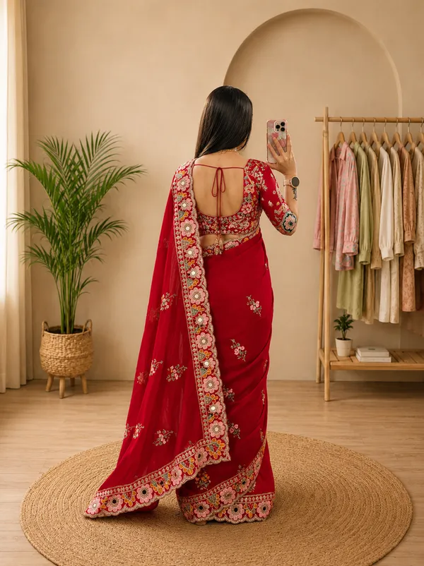 Pure_Soft_Rangoli_Silk_Fabric__With_Beautiful_Sequance_and_dori_Embroidery_Work_with_Real_Mirror