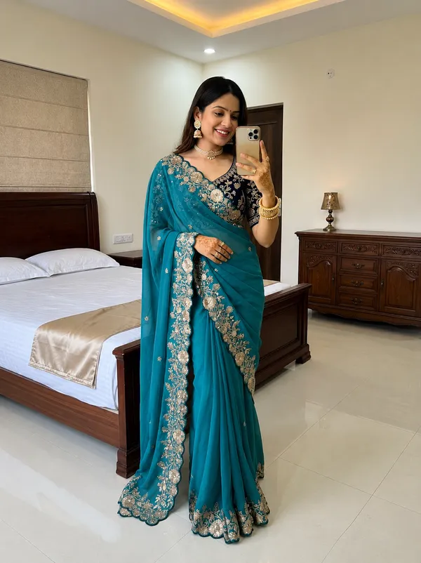 Pure_Star_Georgette_Sequence_Work_Saree_With_amazing_3_mm_C_Pallu_sequence_work_with_Cut__work_border