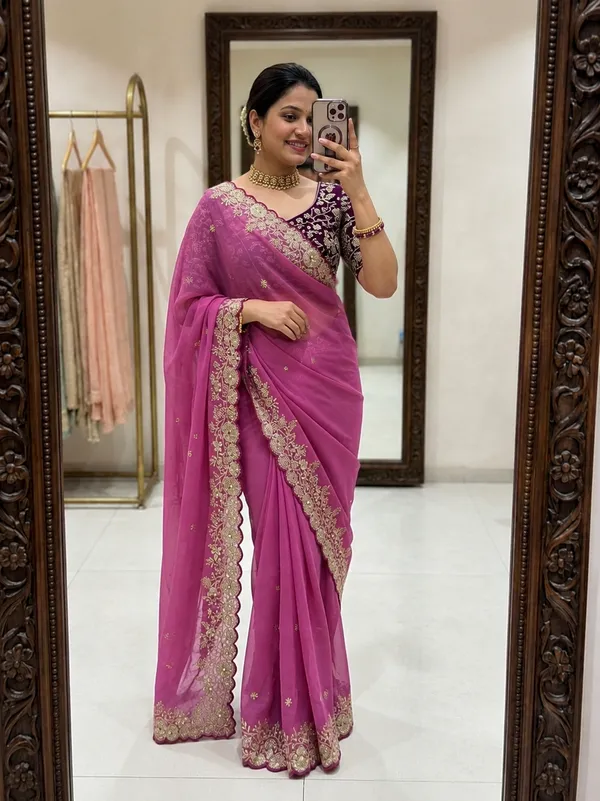 Pure_Star_Georgette_Sequence_Work_Saree_With_amazing_3_mm_C_Pallu_sequence_work_with_Cut__work_border