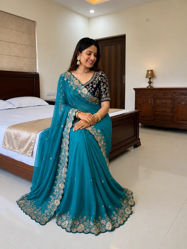 Pure_Star_Georgette_Sequence_Work_Saree_With_amazing_3_mm_C_Pallu_sequence_work_with_Cut__work_border