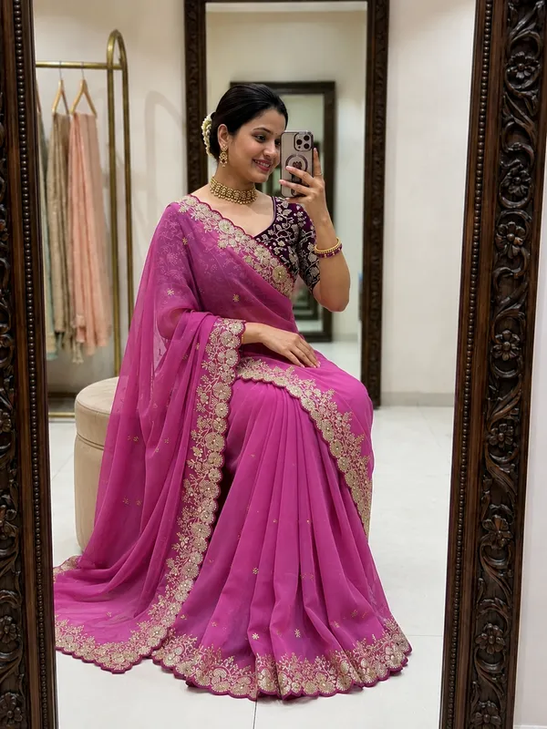 Pure_Star_Georgette_Sequence_Work_Saree_With_amazing_3_mm_C_Pallu_sequence_work_with_Cut__work_border