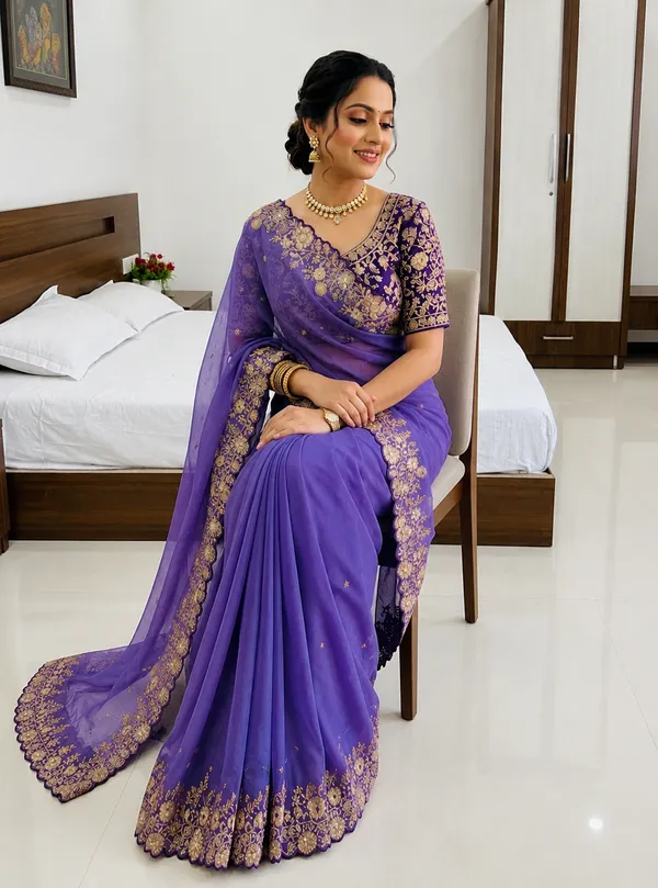 Pure_Star_Georgette_Sequence_Work_Saree_With_amazing_3_mm_C_Pallu_sequence_work_with_Cut__work_border