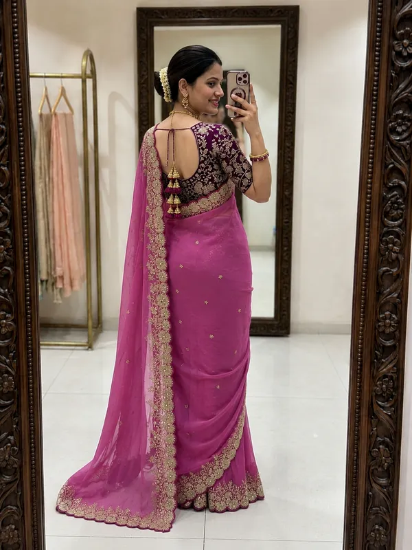 Pure_Star_Georgette_Sequence_Work_Saree_With_amazing_3_mm_C_Pallu_sequence_work_with_Cut__work_border
