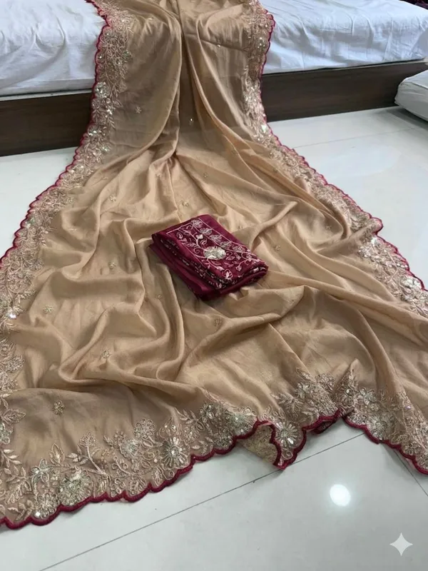 Pure_Star_Georgette_Sequence_Work_Saree_With_amazing_3_mm_C_Pallu_sequence_work_with_Cut__work_border