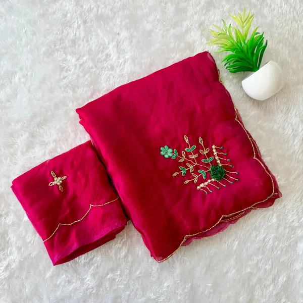 Soft_Fandy_sattin_Cover_With_Beautiful_khatli_cut_Dena_Handwork_along_with_all_over_arco_bodar_🌀