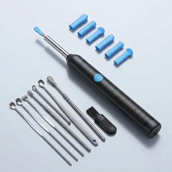 Black_And_Silver_Wireless_Ear_Cleaning_Endoscope_With_Camera