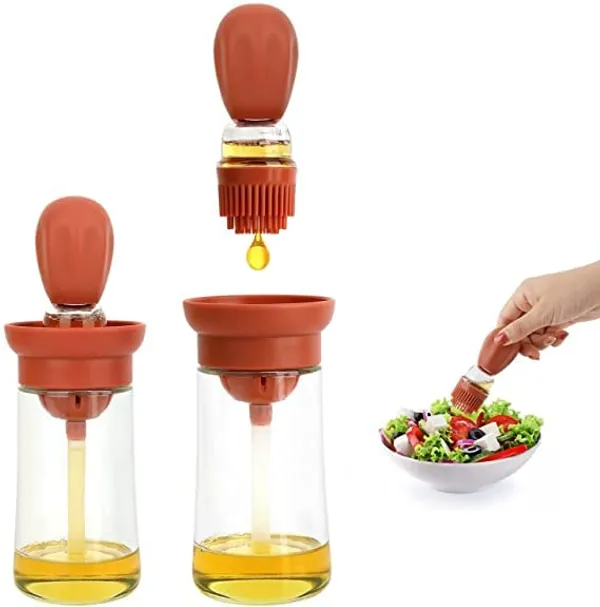 Transparent_And_Brown_Silicone_Brush_Cap_Oil_Dispenser_Bottle