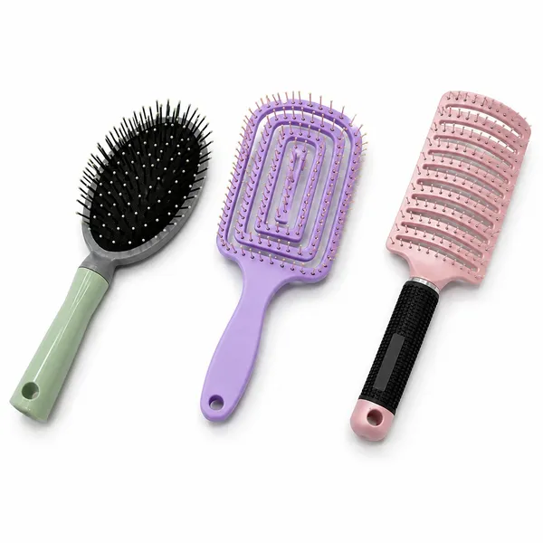 Multi_Purpose_Detangling_Hair_Brush_Set_of_3_for_Smooth_Hair