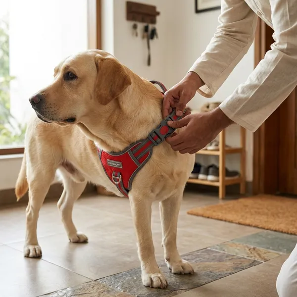 Premium_Red_Reflective_Dog_Harness_for_Walking_and_Running