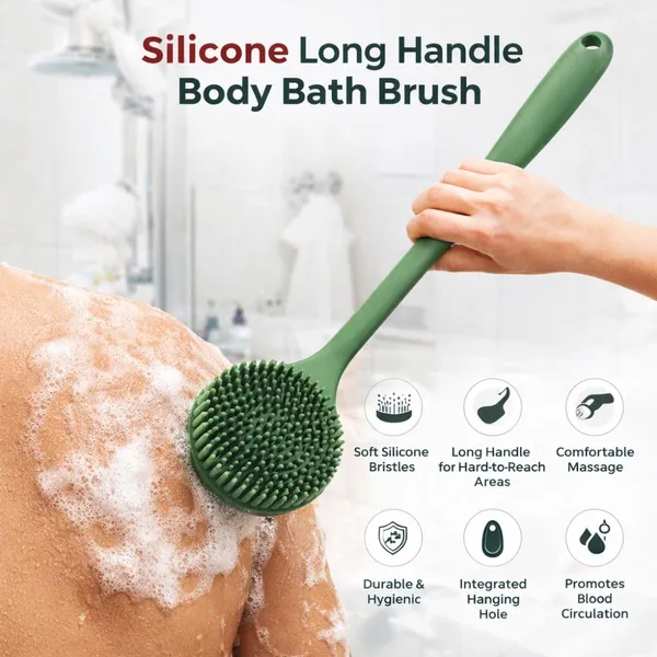 Silicone_Long_Handle_Body_Bath_Brush_(Pack_Of_2)