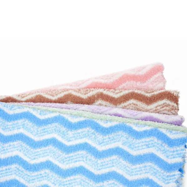 Xinya_Dream_Zigzag_Microfiber_Towel_Set_(Pack_Of_2)