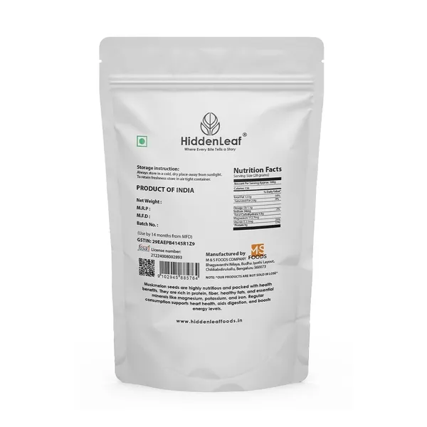 Hiddenleaf_Muskmelon_Seeds_200g_Gluten_Free_Rich_In_Protein_Fiber_Minerals_Premium_Edible_Seeds
