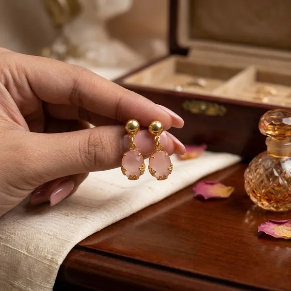 Baby_Pink_Stone_Earrings