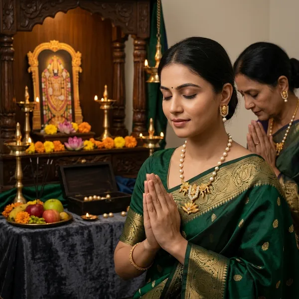 Divine_Balaji_Pearl_Necklace_Set_for_Women_|_Gold_Plated_Temple_Jewelry_Set_with_Earrings