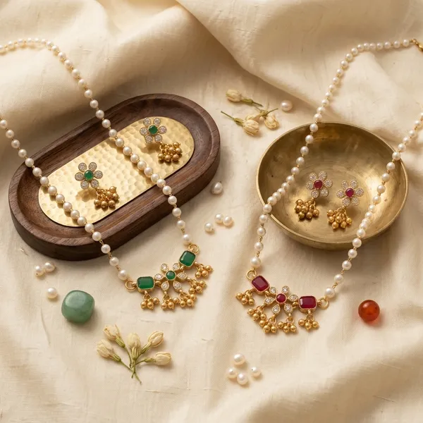 Elegant_Pearl_Jewelry_Set_for_Women_|_Designer_Necklace_&_Earrings_Combo_Of_2_
